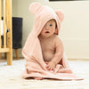 Hooded Towel + Wash Mitt Set Blush