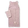 Hooded Towel + Wash Mitt Set Orchid