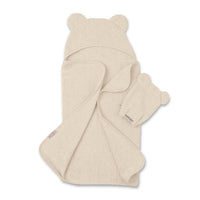 Hooded Towel + Wash Mitt Set
