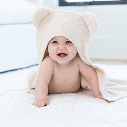 Hooded Towel + Wash Mitt Set