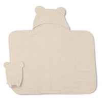 Hooded Towel + Wash Mitt Set