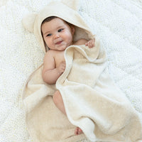 Hooded Towel + Wash Mitt Set