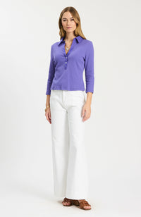 Poppy Ribbed Polo