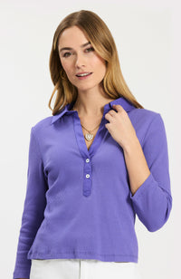 Poppy Ribbed Polo