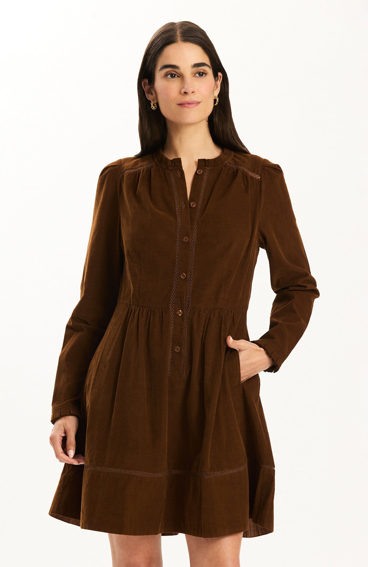 Lonnie Pinwhale Corduroy Dress