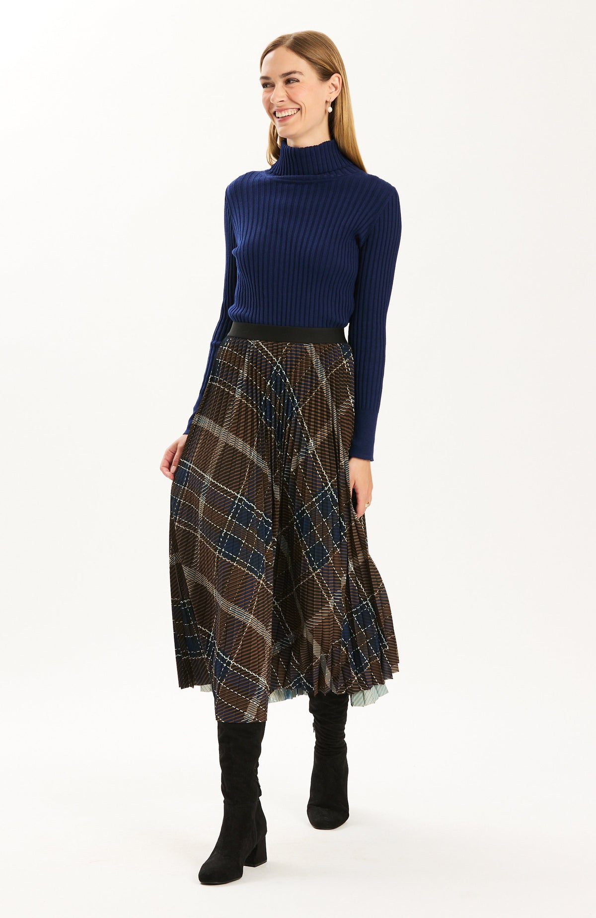 Cara Pleated Skirt