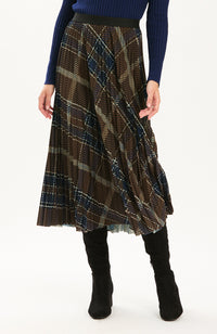 Cara Pleated Skirt