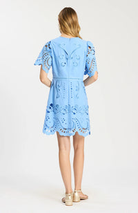 Lacy Open Embroidered Dress
