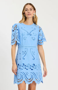 Lacy Open Embroidered Dress