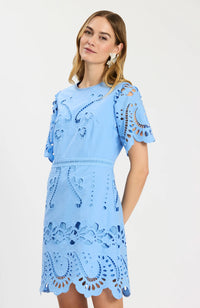 Lacy Open Embroidered Dress