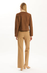 Piper Punched Faux Suede Jacket