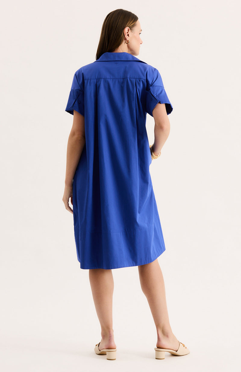 Addie Cotton Midi Shirtdress