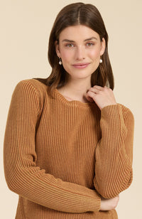 Mineral Wash Crew Neck Sweater