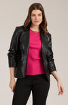 Taylor Vegan Leather Blazer