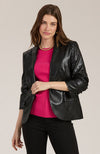 Taylor Vegan Leather Blazer