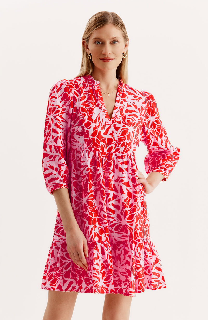 Karlie Linen Dress