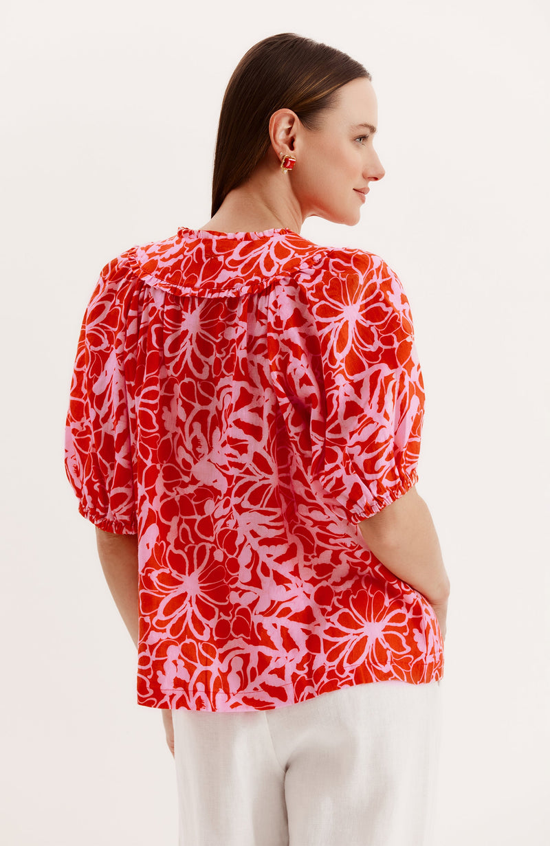 Margarita Linen Top