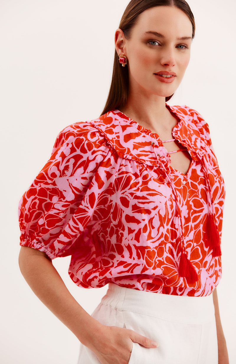 Margarita Linen Top