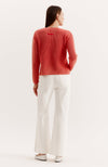 Mineral Wash V-Neck Sweater