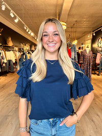 Cheyenne Ruffle Sleeve Tee
