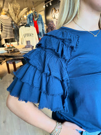 Cheyenne Ruffle Sleeve Tee