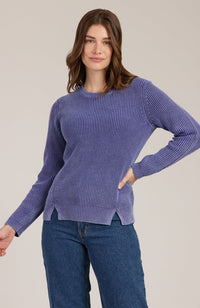 Mineral Wash Crew Neck Sweater