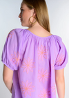 Embroidered Star Flower Top