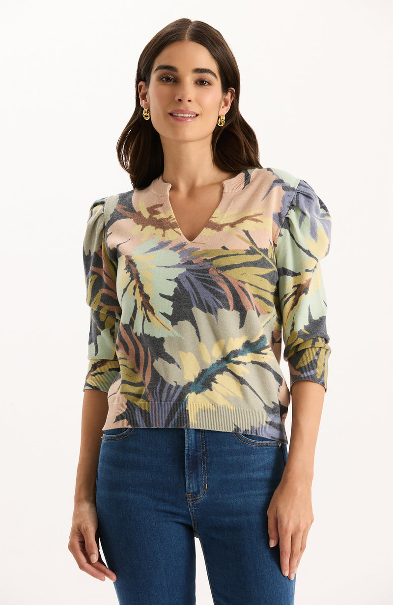 Lily Jersey Autumn Leaves Sweater