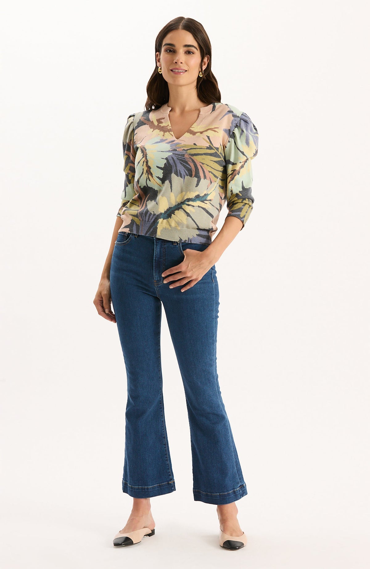Lily Jersey Autumn Leaves Sweater