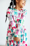 Long Sleeve Pocket Twirl Dress