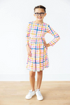 Long Sleeve Pocket Twirl Dress