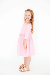 3/4 Sleeve Pocket Twirl Dress