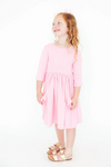 3/4 Sleeve Pocket Twirl Dress
