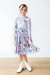 Long Sleeve Pocket Twirl Dress