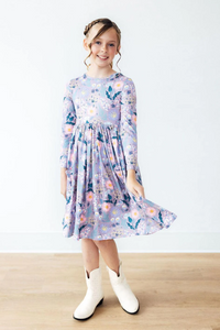 Long Sleeve Pocket Twirl Dress