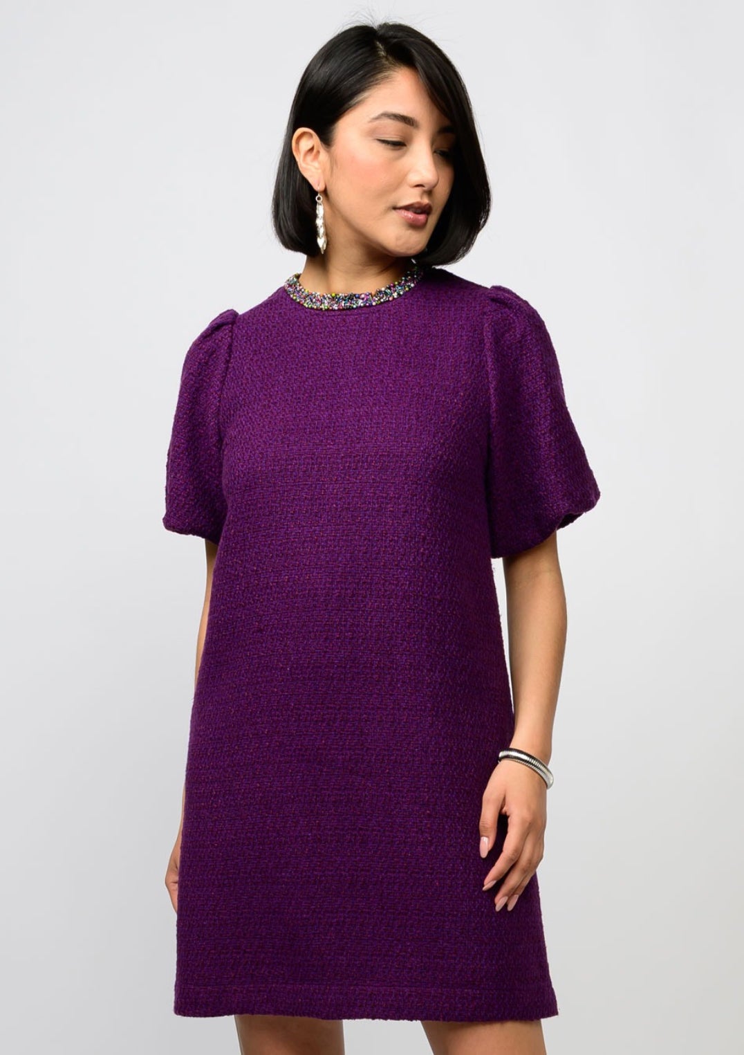 Beaded Neck Dress