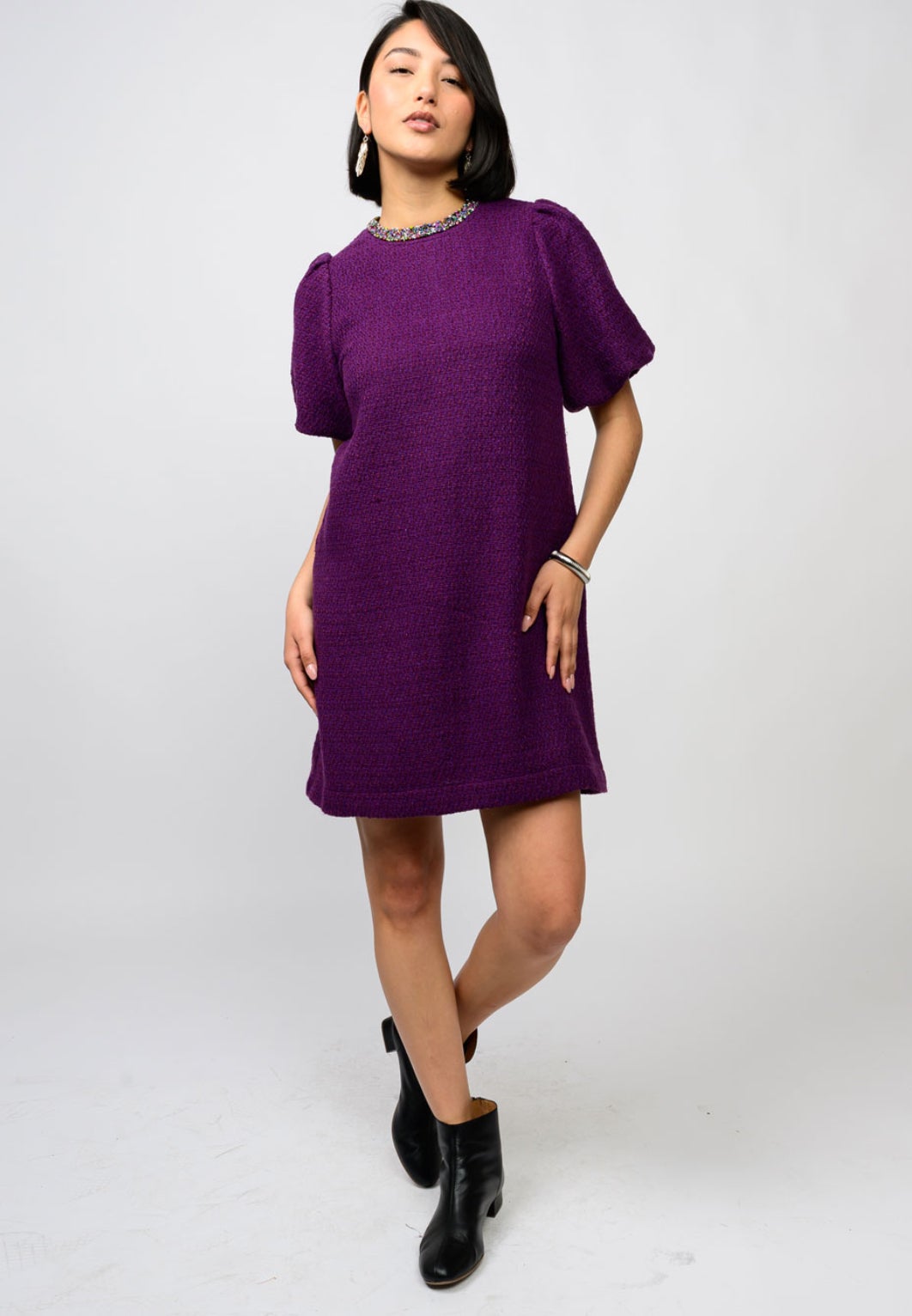 Beaded Neck Dress