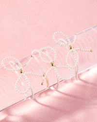 Pearl Bow Bracelet