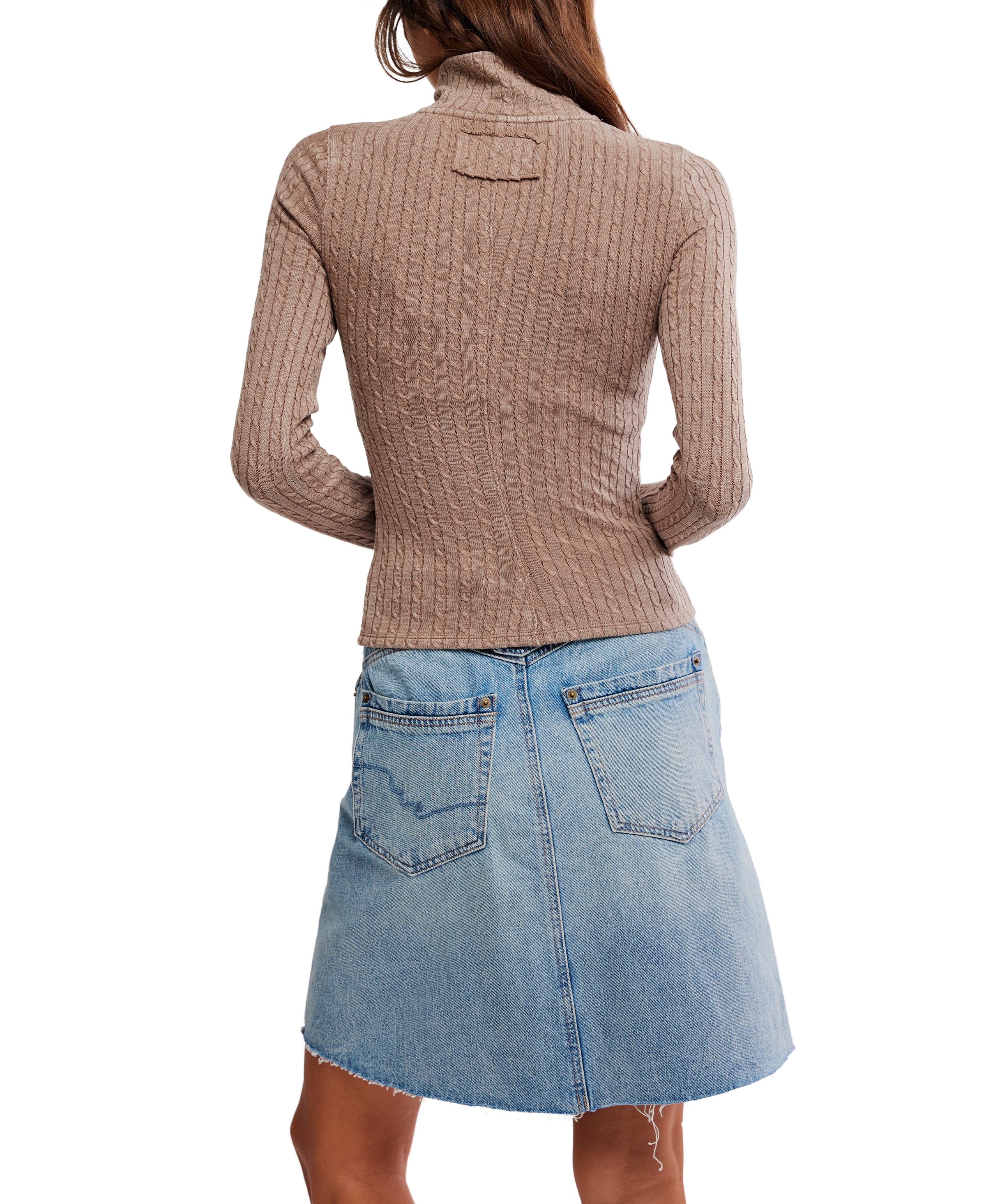 Brunch Girl Zip Up Sweater