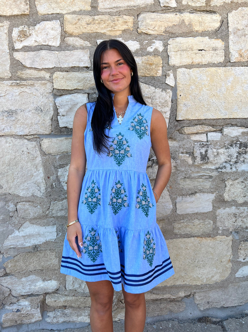 Amelia Chambray Dress