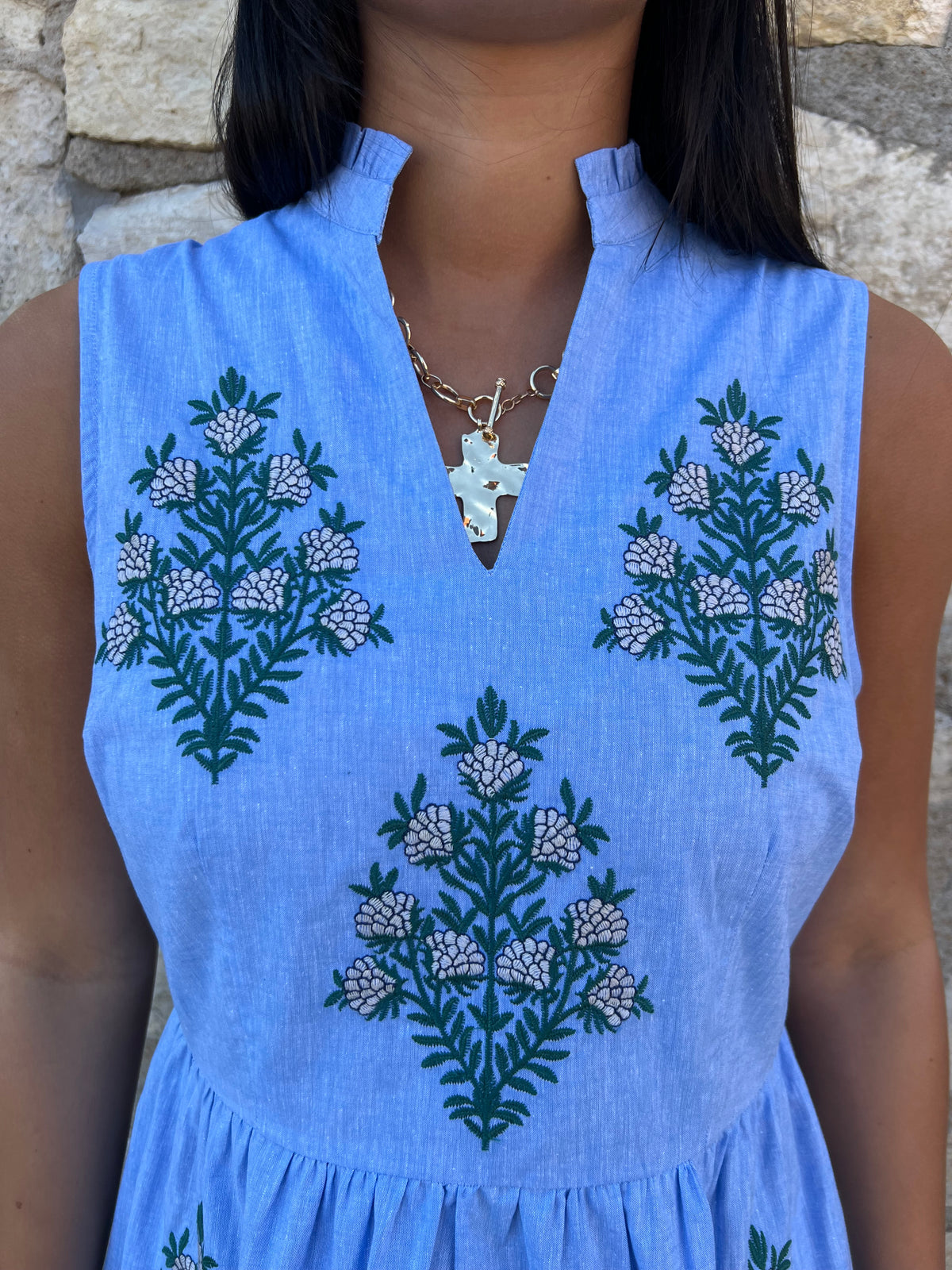 Amelia Chambray Dress