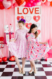 3/4 Sleeve Pocket Twirl Dress