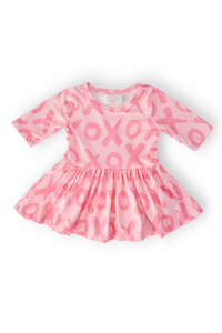 3/4 Sleeve Twirl Body Suit