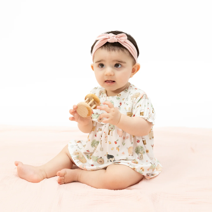 Smocked Ruffle Bubble with Skirt