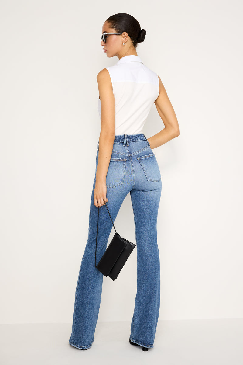 Soft Tech Good Classic Bootcut Jeans-33.5"