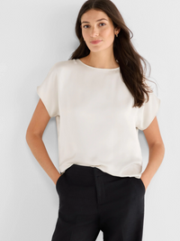 Day Gloss Woven Tee
