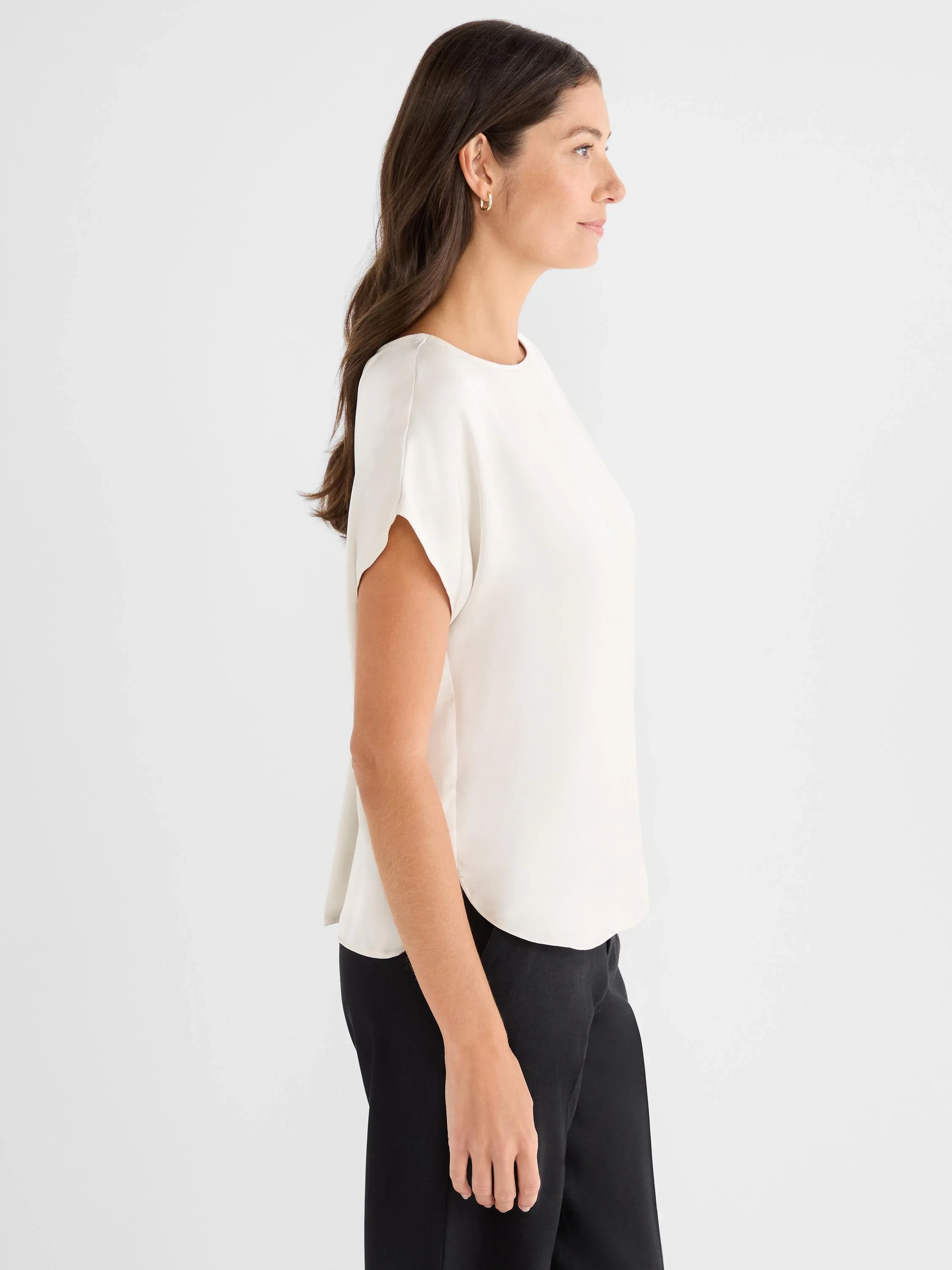 Day Gloss Woven Tee