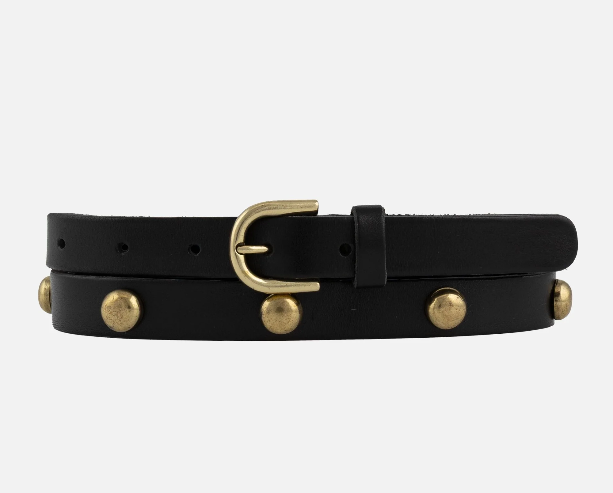 Antal Studded Leather Belt