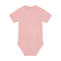 Ribbed Short Sleeve Bodysuit