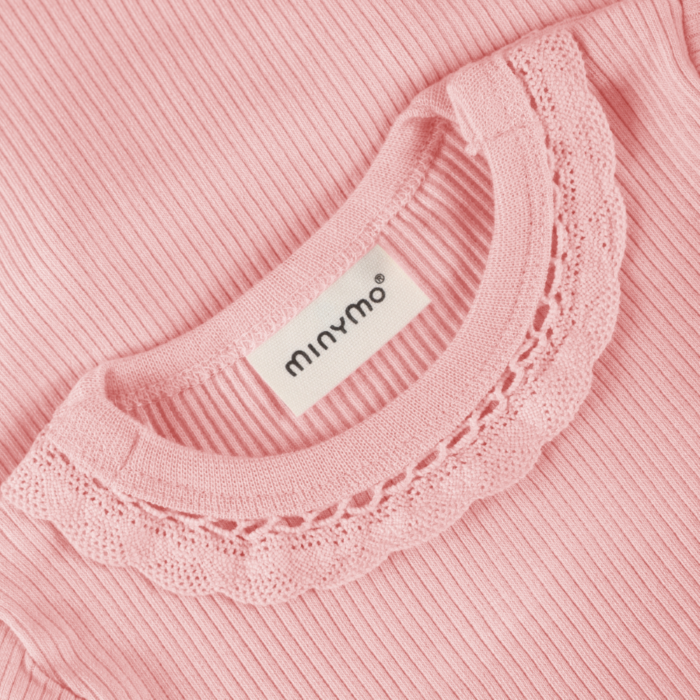 Ribbed Short Sleeve Bodysuit